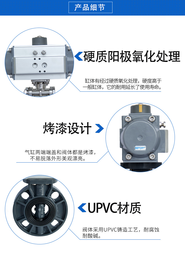 SEFORT氣動(dòng)PVC蝶閥/對(duì)夾蝶閥 SEFORT氣動(dòng)PVC蝶閥/對(duì)夾蝶閥