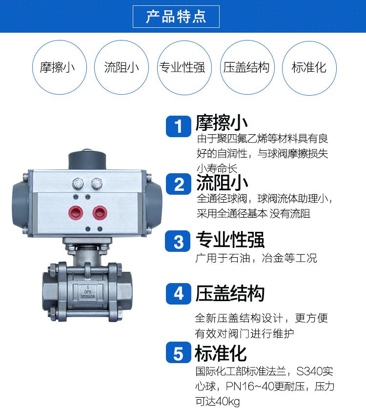SEFORT氣動絲口球閥 SEFORT氣動絲口球閥